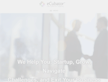 Tablet Screenshot of ecubator.com